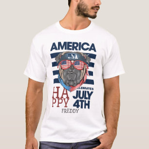 Glückwunsch 4. Juli Unabhängigkeitstag Party T-Shirt