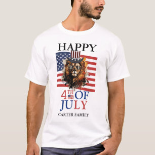 Glückwunsch 4. Juli Unabhängigkeitstag Red White B T-Shirt