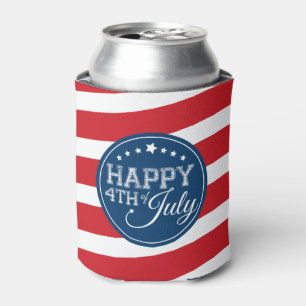 Glückwunsch 4. Juli US Flagge Dosenkühler