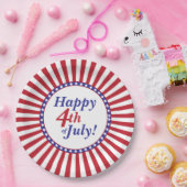 Glückwunsch 4. Juli US Flagge Pappteller (Party)
