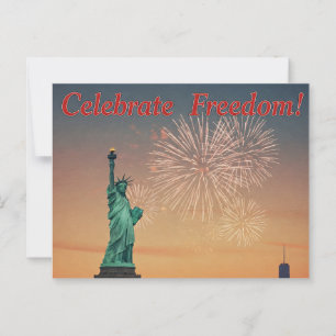 Glückwunsch 4. Juli US Flagge Postkarte