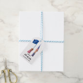 Glückwunsch 4. Juli USA Unabhängigkeitstag Geschenkanhänger (Mit Garn)