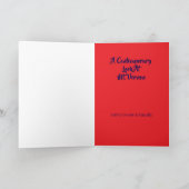 Glückwunsch 4. Juli Vernon Row Karte (Innenseite)