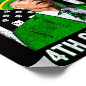 Glückwunsch 4. Osterspass Joe Biden St Patricks Da Poster (Ecke)