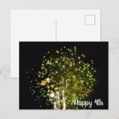 Glückwunsch 4. Postkarte (Vorne/Hinten)