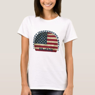 Glückwunsch 4. Tag der vollen Unabhängigkeit T-Shirt