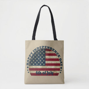 Glückwunsch 4. Tag der vollen Unabhängigkeit Tasche