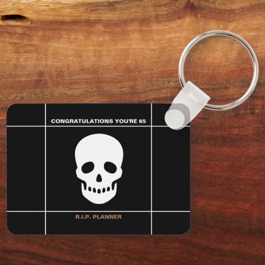 Glückwunsch 65 Schlüsselanhänger (Vorderseite)