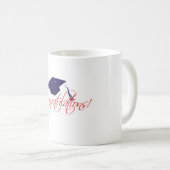 Glückwunsch Abschluss, dass Kaffeetasse (VorderseiteRechts)