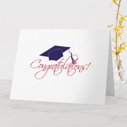 Glückwunsch Abschluss, dass Karte (Gelbe Blume)