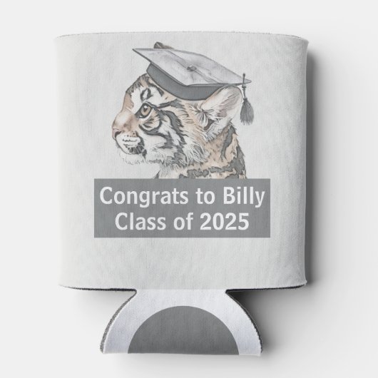 Glückwunsch Abschluss Dosenkühler (Rückseite)