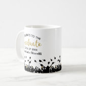 Glückwunsch Abschluss-Geschenk Kaffee Kaffeetasse (Vorderseite Links)