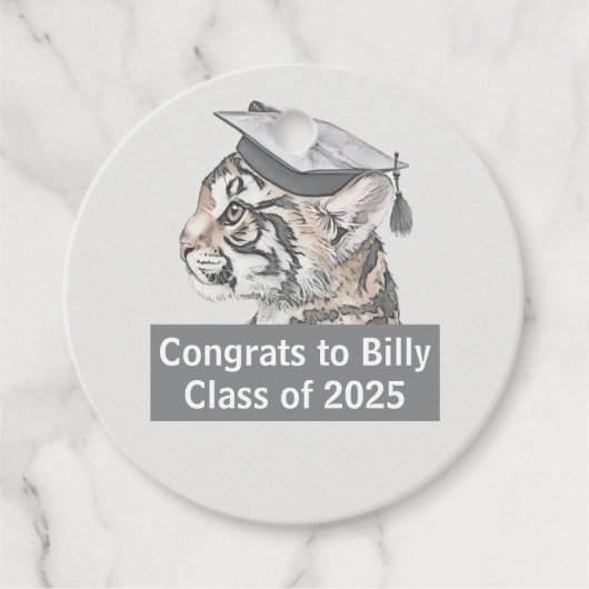 Glückwunsch Abschluss Geschenkanhänger (Vorderseite)