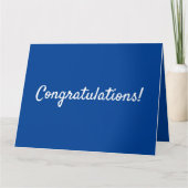 Glückwunsch Abschluss Karte (Vorderseite)