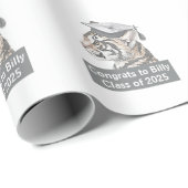 Glückwunsch Abschluss Personalisiert Geschenkpapier (Rolleneckpunkt)