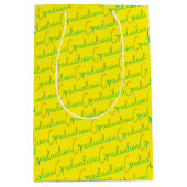 Glückwunsch Abschluss Wrapping Paper Mittlere Geschenktüte (Vorderseite)