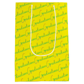 Glückwunsch Abschluss Wrapping Paper Mittlere Geschenktüte