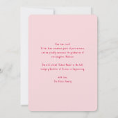 Glückwunsch Absolvent Doodle Foto Abschlussankündi Einladung (Rückseite)