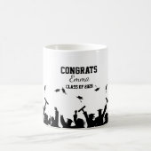 Glückwunsch Absolvent Einfache Minimale Benutzerde Kaffeetasse (Mittel)