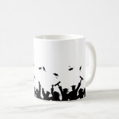 Glückwunsch Absolvent Einfache Minimale Benutzerde Kaffeetasse (VorderseiteRechts)
