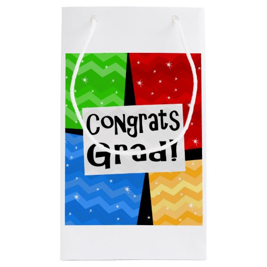 Glückwunsch-Absolvent-festliches Kleine Geschenktüte (Rückseite)