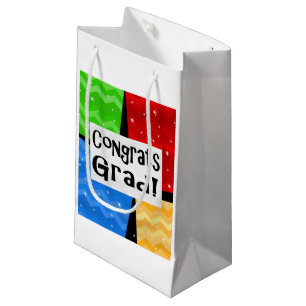 Glückwunsch-Absolvent-festliches Kleine Geschenktüte