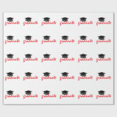 Glückwunsch-Absolvent Geschenkpapier (Flach)