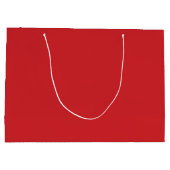 Glückwunsch Absolvent! Personalisierte rote Gesche Große Geschenktüte (Rückseite)