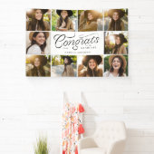 Glückwunsch absolvieren 10 Foto trendy Abschlussfe Banner (InSitu)