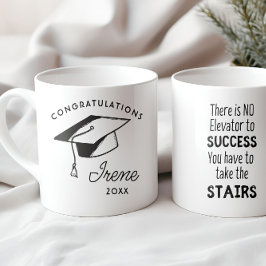 Glückwunsch absolvieren moderne Klassenerfolgreich Tasse