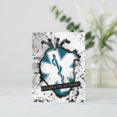 Glückwunsch an den Mitarbeiter des medizinischen N Postkarte (Stehend Vorderseite)