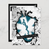 Glückwunsch an den Mitarbeiter des medizinischen N Postkarte (Vorne/Hinten)