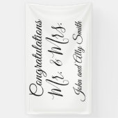 Glückwunsch an den neuen Herrn & Mrs. Banner (Vertikal)