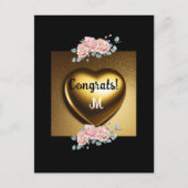 Glückwunsch an den süßen Abschluss Postkarte (Vorderseite)