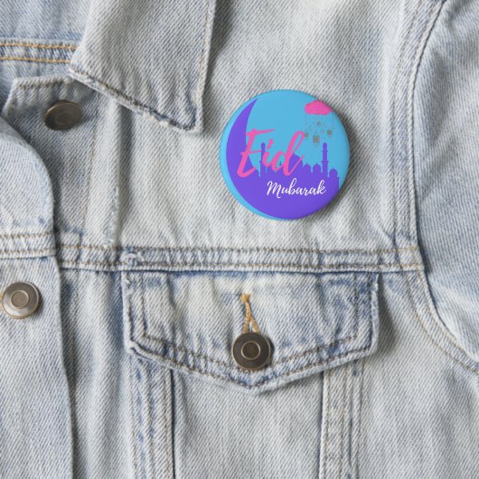 Glückwunsch an Eid Mubarak Button (Beispiel)