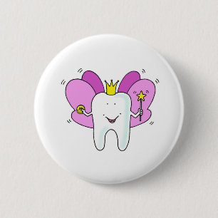 Glückwunsch an Tooth Fairy Princess Button