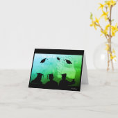 Glückwunsch ASL Abschluss Grußkarte Karte (Gelbe Blume)