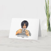 Glückwunsch auf dem Ihrem Führerschein (englisch) Karte (Rückseite)