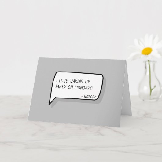 "Glückwunsch auf dem neuen Arbeitsplatz" | Sarcast Karte (Kleine Pflanze)