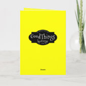 Glückwunsch auf dem Weg zum Master Electrician Karte (Rückseite)