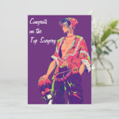 Glückwunsch auf der obersten Operation Feiertagskarte (Stehend Vorderseite)