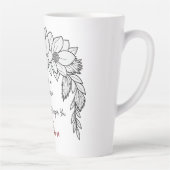 Glückwunsch auf der Scheidung Starker Kaffee lange Milchtasse (Rechts)