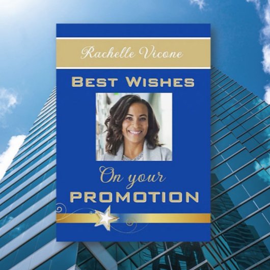 Glückwunsch auf der Werbeaktion Fotokarte Karte