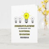 Glückwunsch auf elektrischer karte (Gelbe Blume)