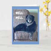 GLÜCKWUNSCH AUF **IHRE NEUE PUPPY** KARTE (Gelbe Blume)