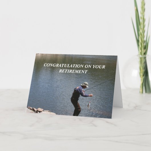 GLÜCKWUNSCH AUF IHREM RUHESTAND KARTE (Vorderseite)