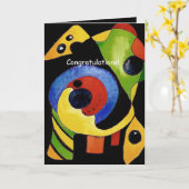 Glückwunsch auf Ihrer Abschluss-Karte Karte (Gelbe Blume)