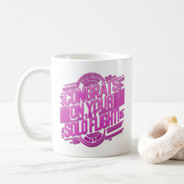 Glückwunsch auf Ihrer ersten Solo-Flug Coffee-Tass Kaffeetasse