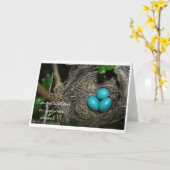 Glückwunsch auf neuer Ankunft Karte (Gelbe Blume)