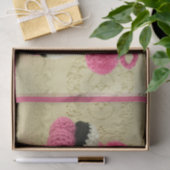 Glückwunsch-Baby-Mädchen (Rollen-Skate-Hintern) Seidenpapier (Geschenk)